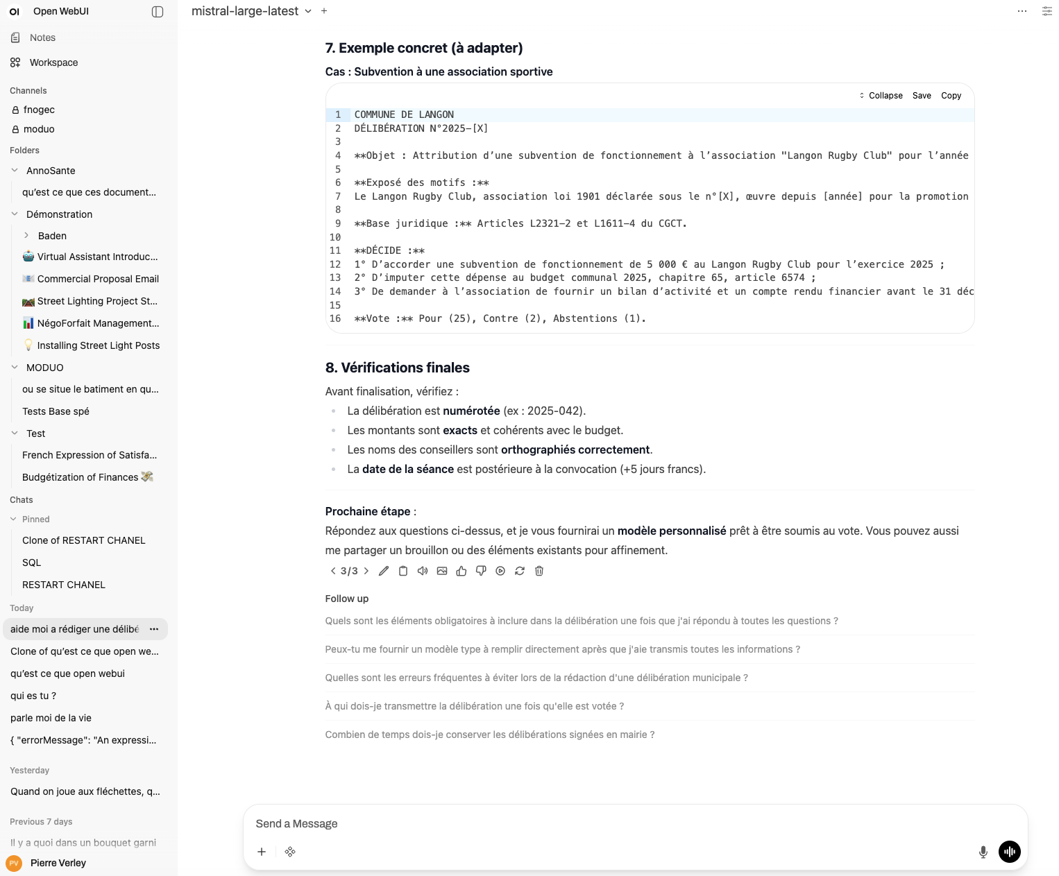 Interface Liha - Vue 1